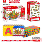 Boxed EVA Spanish and Digital Floor Mat PUZZLE GAME 36pcs-(EVA PUZZLE GAME-EVA Floor Mat)