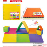 Leaf pattern floor mat 4pcs-(EVA PUZZLE GAME-EVA floor mat)