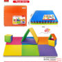 Leaf pattern floor mat 4pcs-(EVA PUZZLE GAME-EVA floor mat)