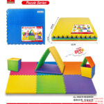 T-shaped pattern floor mat 4pcs-(EVA PUZZLE GAME-EVA floor mat)