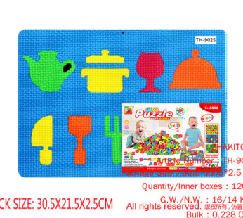 EVA KITCHEN SET fruit and digital splicing PUZZLE GAME