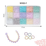 Large 15 Grid Bead (Macaron Color Series)