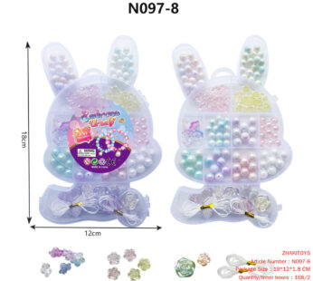 DIY Rabbit Box (Mabei Two-Tone Gradient Beads)