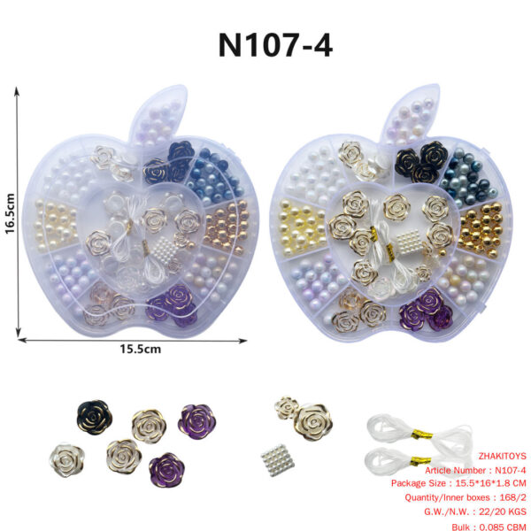 DIY Apple Box (Mabei Two-Tone Gradient Beads)