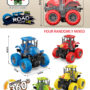 Double Inertia/Four-Wheel Drive/Spring/Stunt Farmer Car