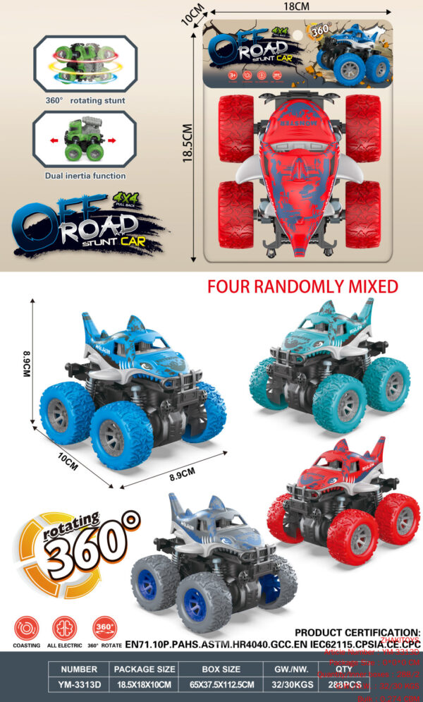 Double Inertia/Four-Wheel Drive/Spring/Stunt Marine Animals