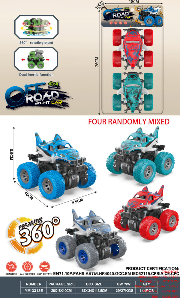 Double Inertia/Four-Wheel Drive/Spring/Stunt Marine Animals