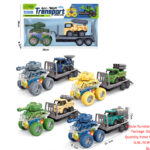 Colorful/Four-Wheel Drive/Dual Inertia Stunt Tank Drag Warrior Military Vehicle