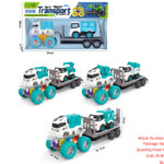 Colorful/Four-Wheel Drive/Double Inertia Stunt Eco-Car Drag Warrior Cartoon Eco-Car