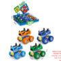 Colorful/Four-Wheel Drive/Double Inertia Stunt Space Cartoon Car 12 Pieces