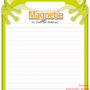 Magnetic Sticker Erasable Writing Board