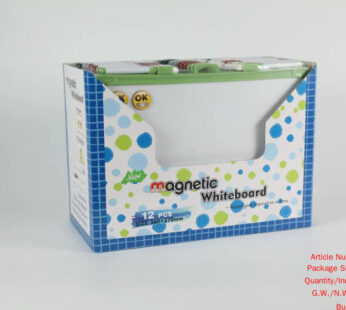 Magnetic White-Board Large Size (One Side Is Black and the Other Side Is White)