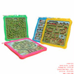 DIY Drawing Board Magnetic Maze Three-in-One