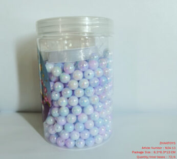 10mm Two-Color Color Plating round Beads about 505 Tablets