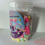 Thick Five-Pointed Star Beads (Candy Color Mixed Color) about 655 Tablets