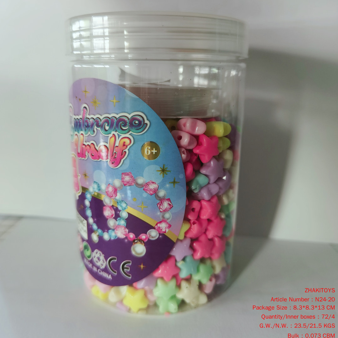 Thick Five-Pointed Star Beads (Candy Color Mixed Color) about 655 Tablets 3 Thick Five-Pointed Star Beads (Candy Color Mixed Color) about 655 Tablets