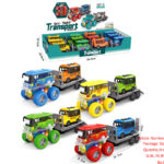 Colorful/Four-Wheel Drive/Double Inertia Stunt Bus Drag Warrior School Bus