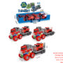 Colorful/Four-Wheel Drive/Double Inertia Stunt Fire Truck Drag Warrior Cartoon Fire Truck