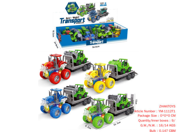 Colorful/Four-Wheel Drive/Double Inertia Stunt Farmer Car Drag Warrior Agricultural Car