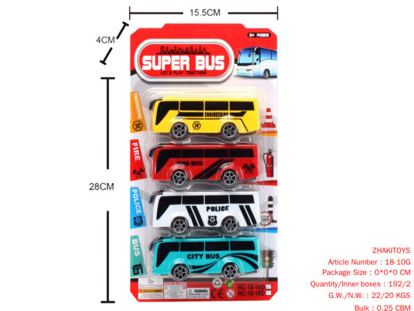 Taxi Engineering Fire Police Theme Bus