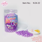 10mm purple imitation pearl (about 560) elastic thread