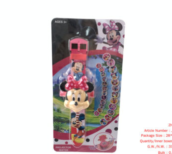 Minnie Flip Electronic Projection Watch