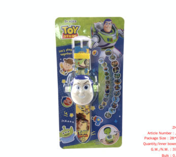 Spaceman Buzz Lightyear Flip Electronic Projection Watch