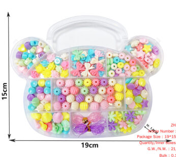 DIY Bead Box (Box with a Bear, Box Height 1.8, Single Pack Weight More than 110G