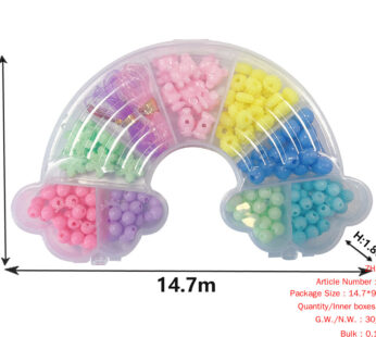 DIY Bead Box (Mini Rainbow Box, Box Height 12cm, Single Pack Weight over 55G