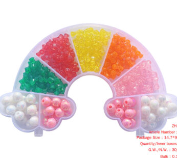 DIY TOYS bead box (mini rainbow box, box height 12cm, single box weight 55 grams or more