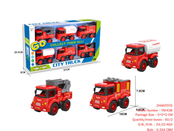 Warrior City Fire Brigade Fire Truck