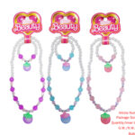 Strawberry Pendant Necklace Bracelet Set