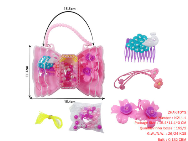 Bow Ming Stupid Box Ornament Diy Bead Bag