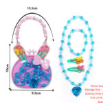 Rabbit Ming Stupid Box (Bead Necklace Hand Strap) Necklace Bracelet Mixed with Blue and Pink