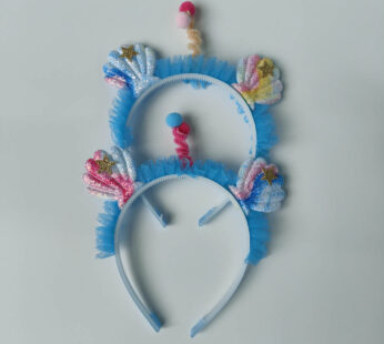 Shell Headband Blue