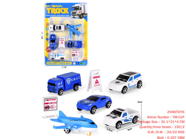 Taxi suit Police Series 4 Car 1 Aircraft Barricade