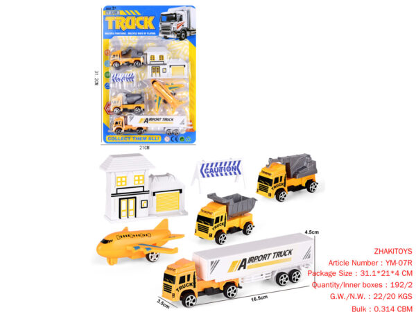 Taxi suit simulation engineering vehicle 3 cars 1 plane 1 roadblock 1 house