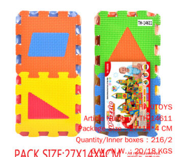 Home 37 EVA Digital Geometry PUZZLE GAME 10pcs