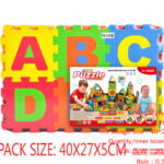 EVA English letters and numbers PUZZLE GAME 36pcs