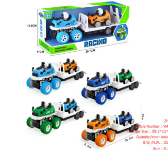 Friction Stunt Space Cartoon Car/Space Pull-Back Cartoon Car