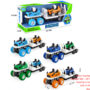 Friction Stunt Space Cartoon Car/Space Pull-Back Cartoon Car