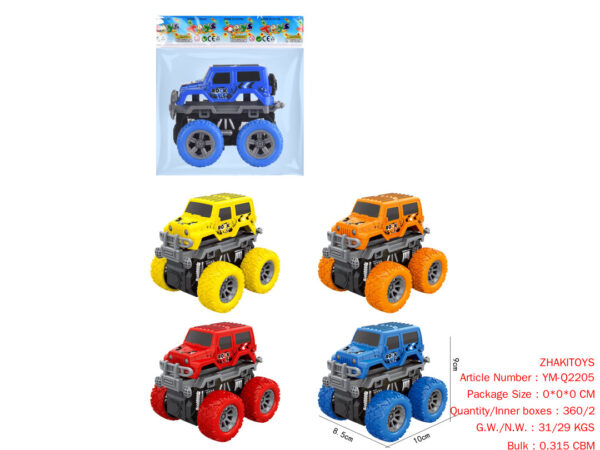 Friction Stunt Jeep