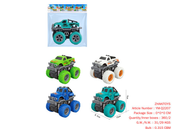 Friction Stunt Pickup Truck
