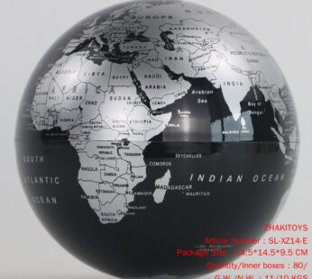 14cm rotating globe