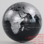 14cm rotating globe