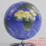 14cm music box light globe 360 ° rotation