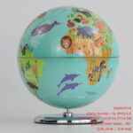 14cm music box light animal ball 360 ° rotation