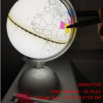 Touch luminous DIY TOYS hand painted globe
