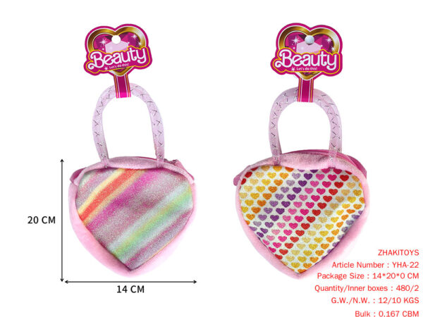 Peach Heart Cloth Bag (Portable Belt)