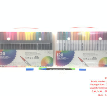 Double Head Watercolor Pen 120pcs